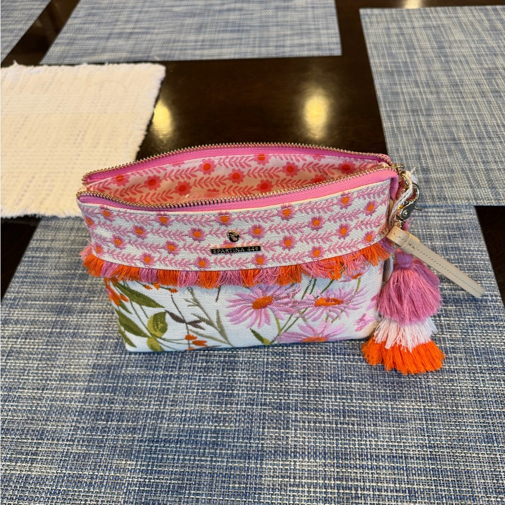 Spartina 449 Floral Pink and Orange Women's Bag
